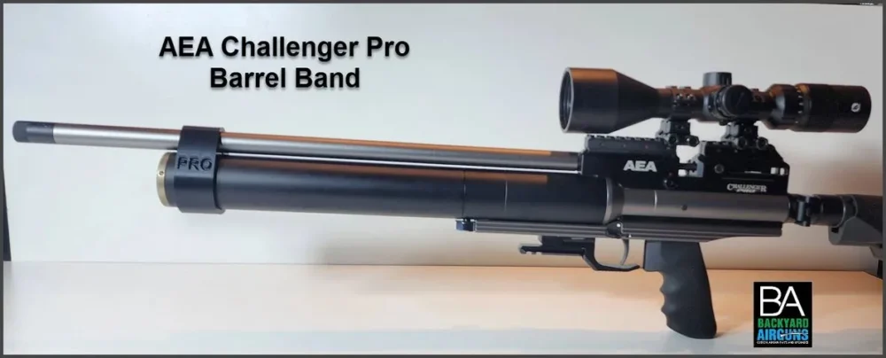 Here's an alt tag for the image: AEA Challenger Pro barrel band.