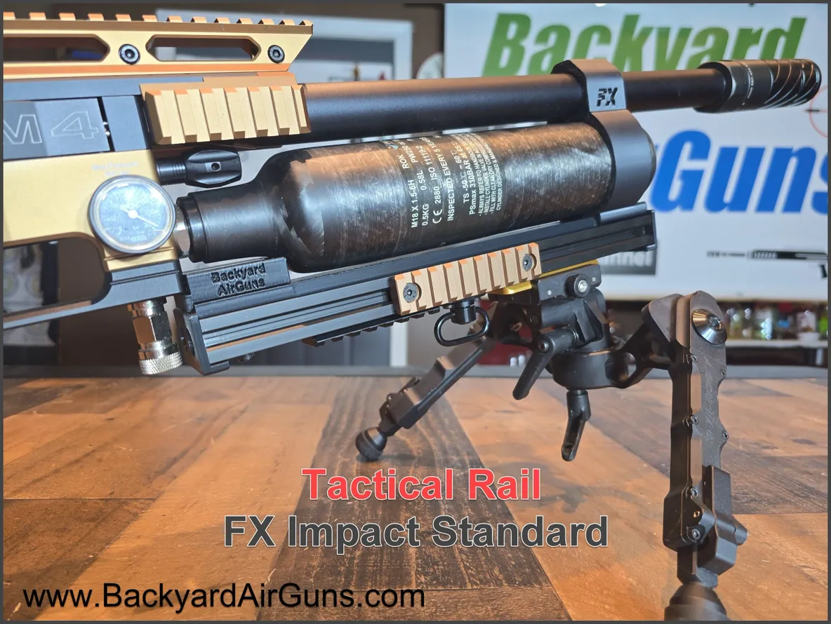 FX Impact tactical rail system.