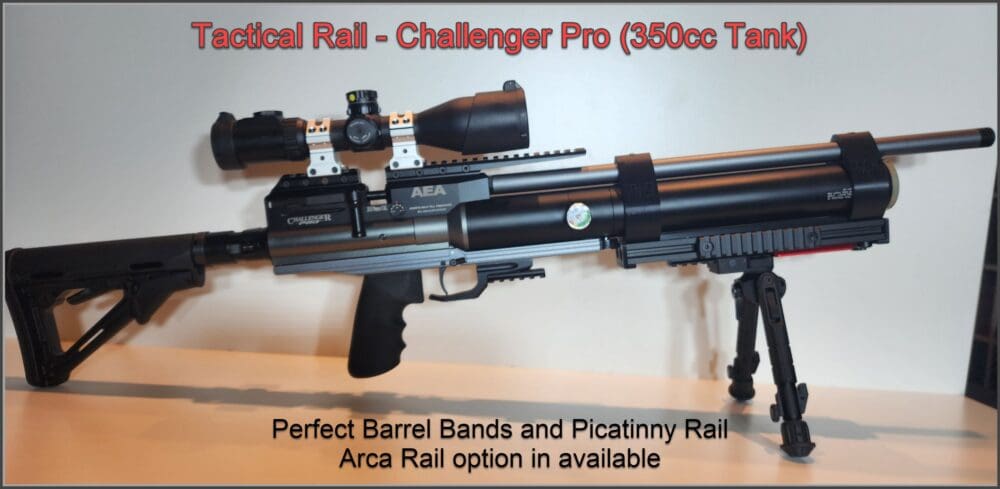 Tactical Rail - AEA Challenger Pro (Standard Air Tank 350cc)