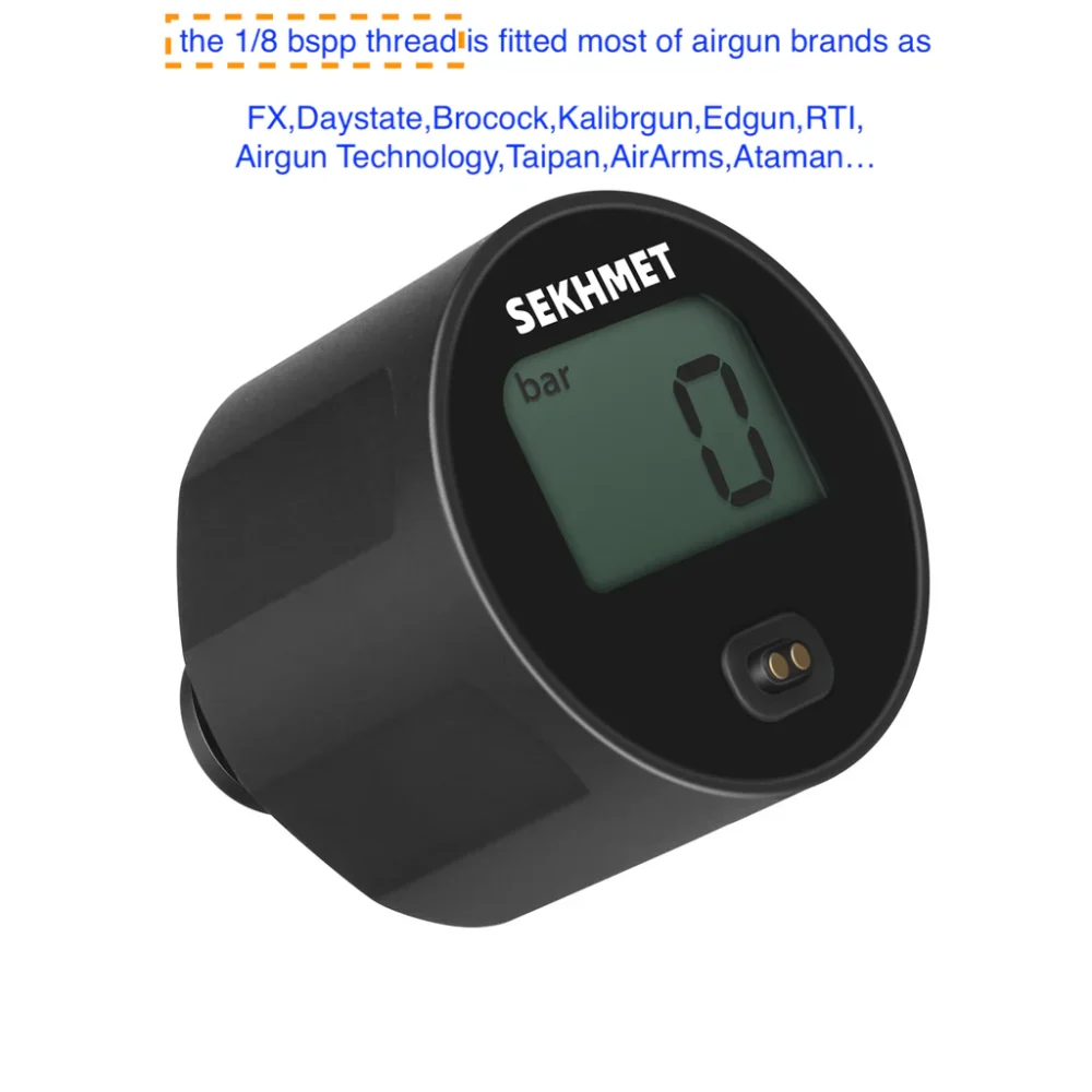Gen-2 25mm STD Sekhmet Digital Pressure Gauge 300 bar 【1/8 BSPP thread】 - Image 7